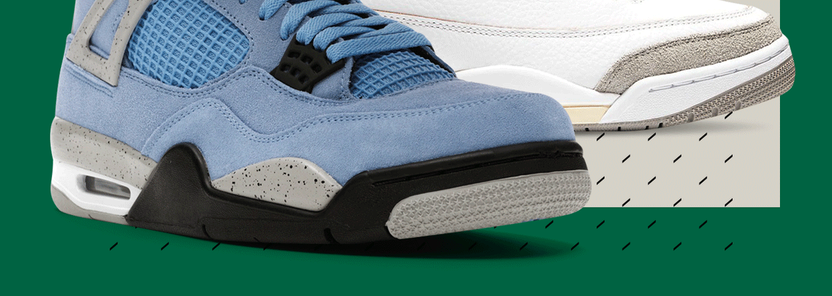 The Air Jordan 3 A Ma Maniére & Air Jordan 4 University Blue