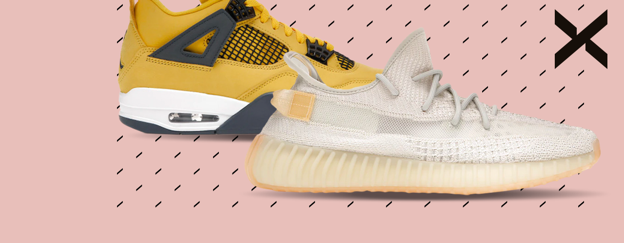 Air Jordan 4 Lightning (2021) & Yeezy 350 V2 Light