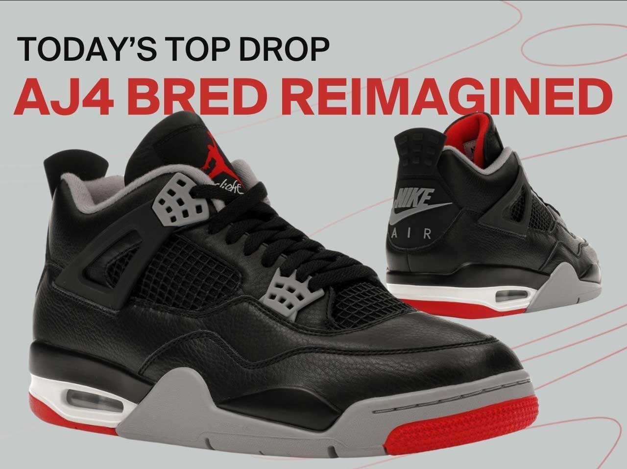 The AJ4 Bred Reimagined Is Here StockX