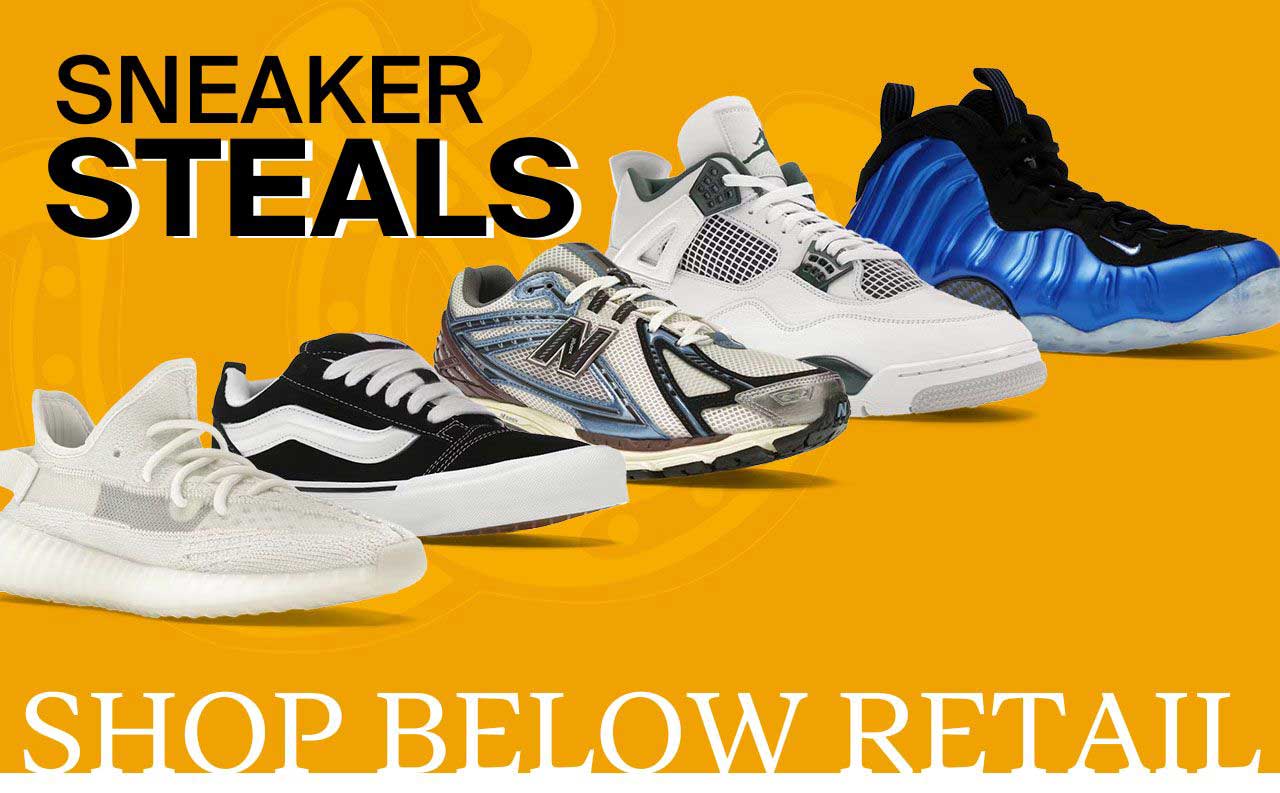 Sneaker Steals. Shop Below Retail.