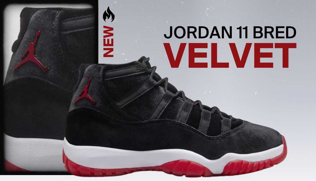 New Jordan 11 BRED