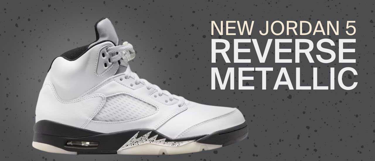 New Jordan 5 Reverse Metallic