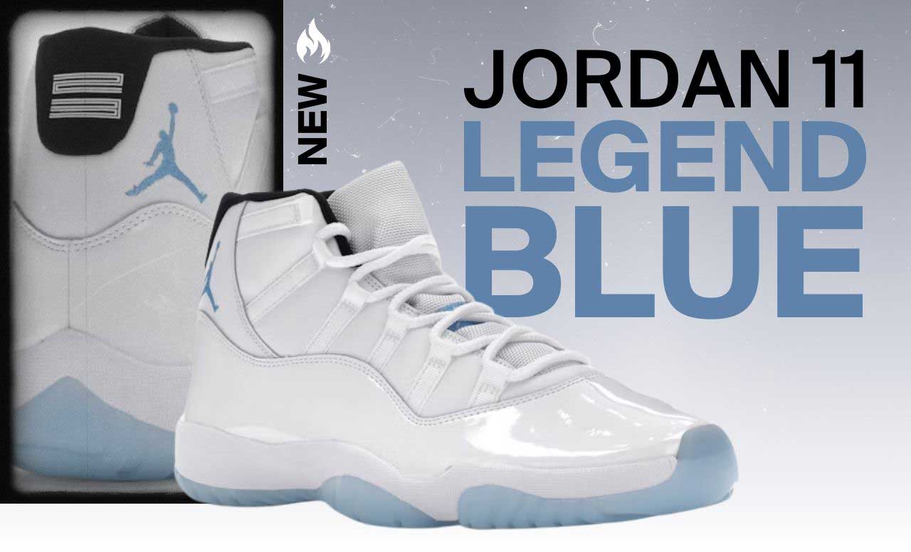 New Jordan 11 Legend Blue