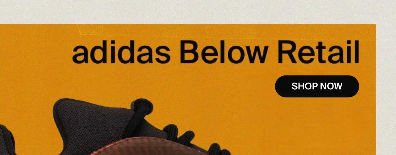 adidas below retail