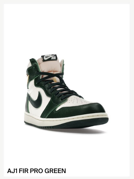 aj1 fir pro green