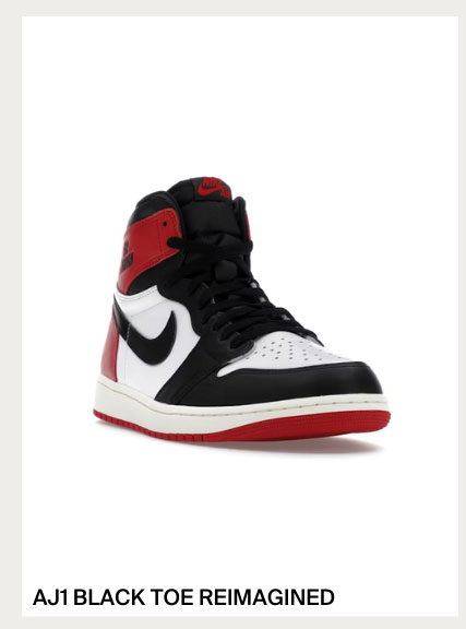 aj1 black toe reimagined