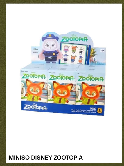 miniso disney zootopia