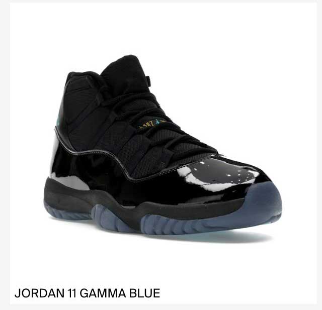JORDAN 11 GAMMA BLUE
