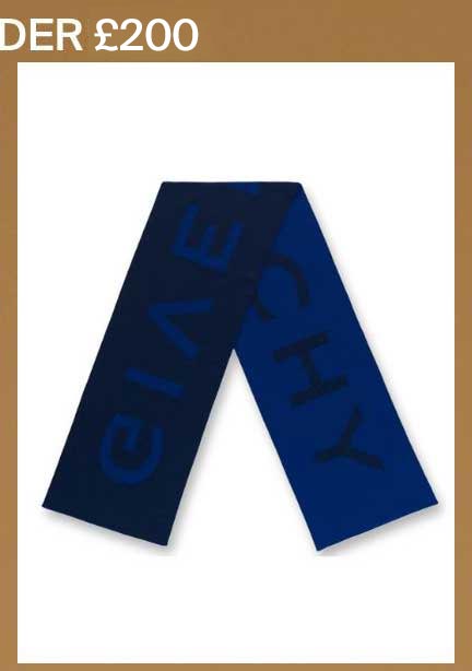 Givenchy ocean blue scarf