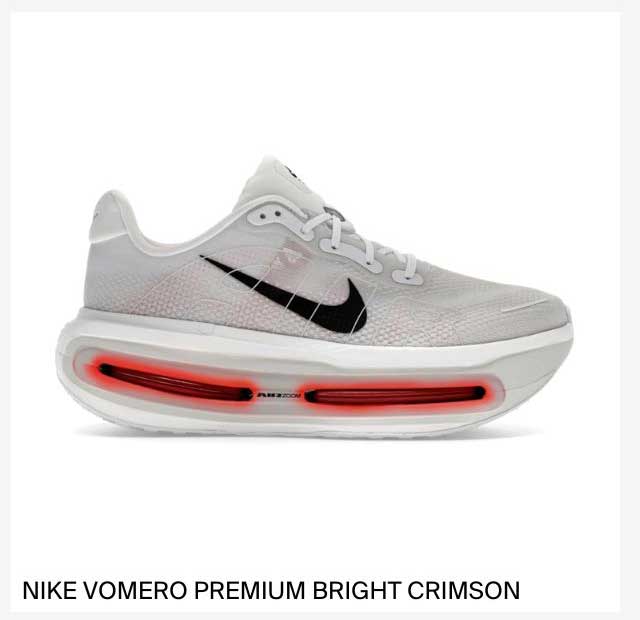 NIKE VOMERO PREMIUM BRIGHT CRIMSON