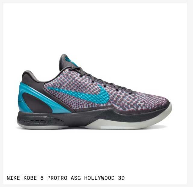NIKE KOBE 6 PROTRO ASG HOLLYWOOD 3D