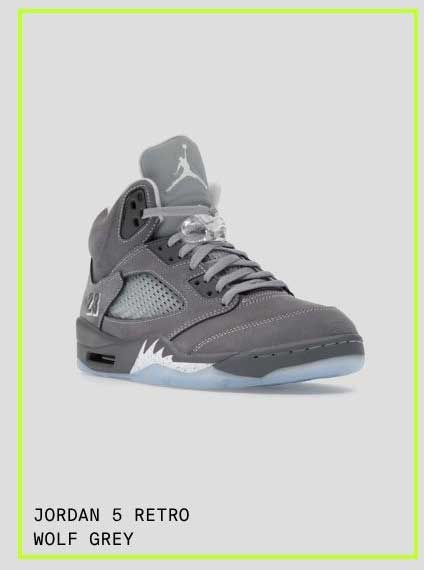 JORDAN 5 WOLF GREY