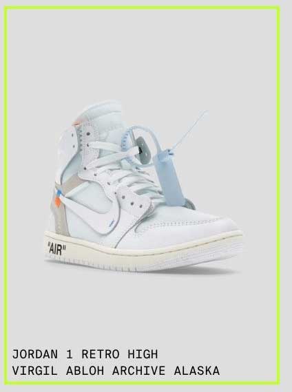 JORDAN 1 HIGH VIRGIL ABLOH ARCHIVE ALASKA