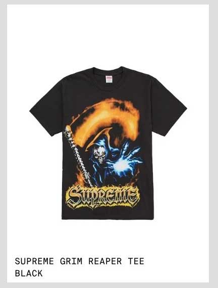 SUPREME GRIM REAPER TEE