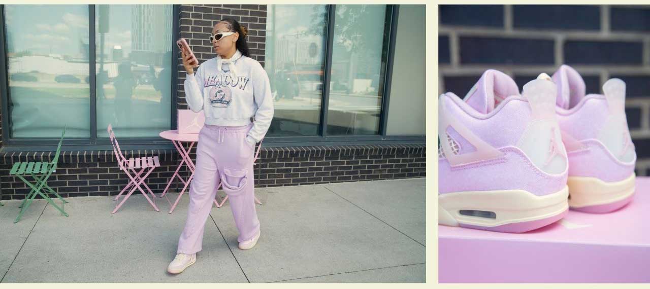 JORDAN 4 ICED CARMINE