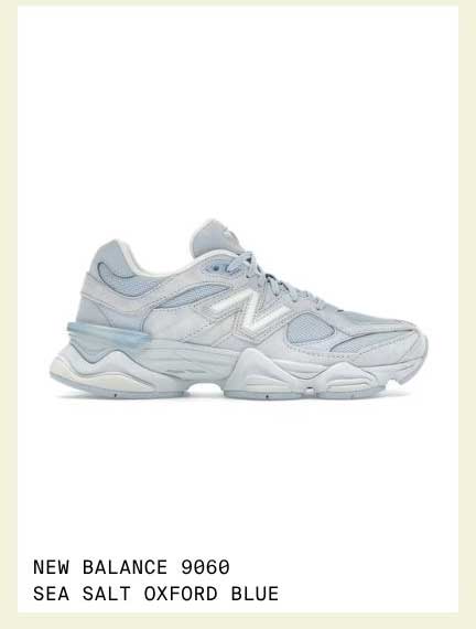 NEW BALANCE 9060 SEA SALT OXFORD BLUE