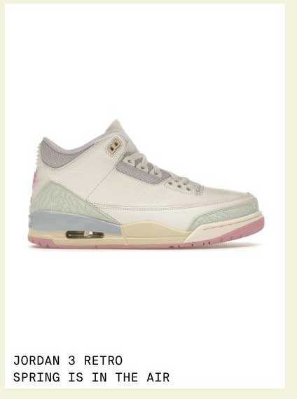 JORDAN 3 SPRING IS IN THE AIR