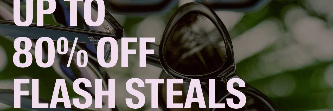 Limited time deals on sneakers, sunglasses, slides, watches, and more.