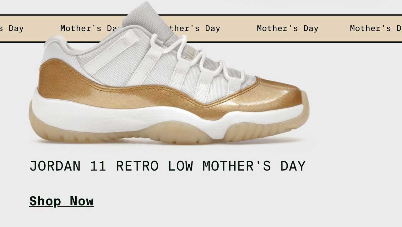 JORDAN 11 RETRO LOW MOTHER'S DAY