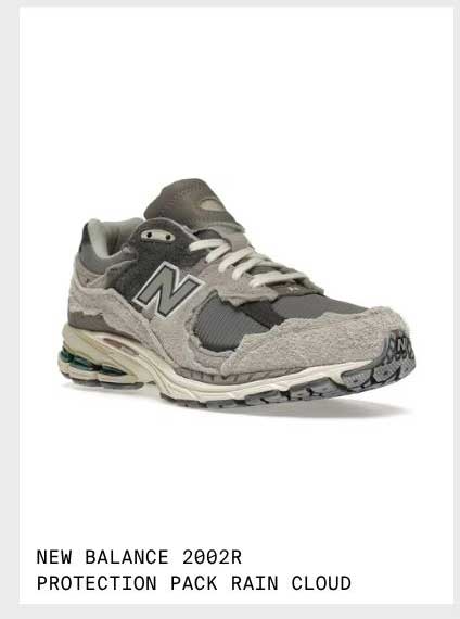 NEW BALANCE 2002R PROTECTION PACK RAIN CLOUD