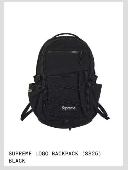 SUPREME LOGO BACKPACK