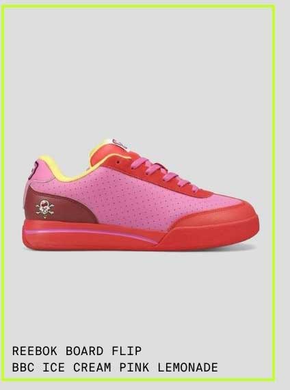REEBOK BOARD FLIP BBC ICE CREAM PINK LEMONADE
