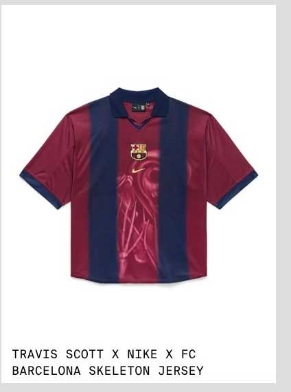 TRAVIS SCOTT X NIKE X FC BARCELONA JERSEY