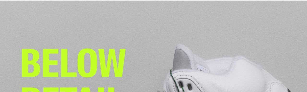 Jordans Below Retail
