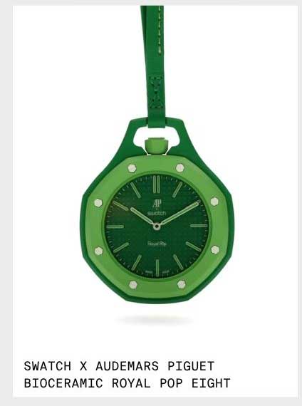SWATCH X AUDEMARS PIGUET BIOCERAMIC ROYAL POP EIGHT