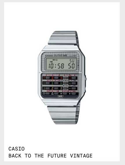 CASIO BACK TO THE FUTURE VINTAGE